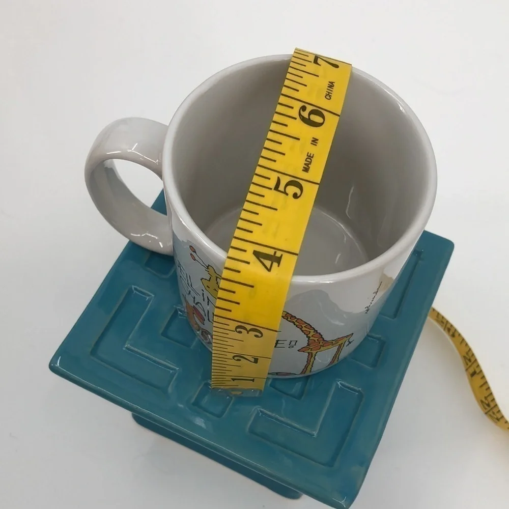 Vintage Russ Bertie & Co. “Selling is a Challenge” Coffee Cup Mug Dog Giraffe